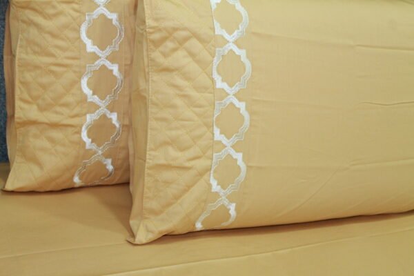 Ivory White LuxCotton Bedsheet Set - Image 6
