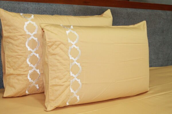 Ivory White LuxCotton Bedsheet Set - Image 7