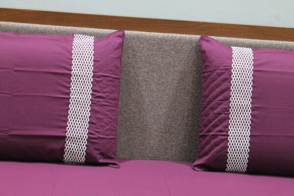 Berry Plum LuxCotton Bedsheet Set - Image 4