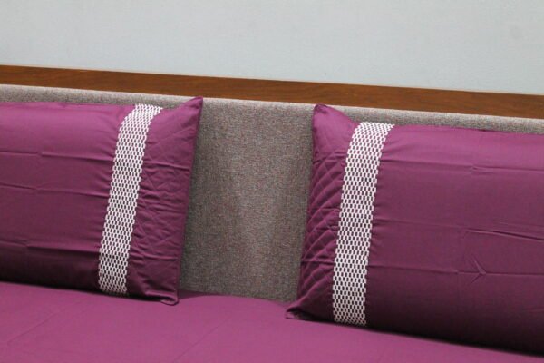 Berry Plum LuxCotton Bedsheet Set - Image 6