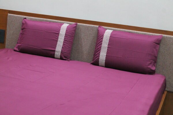 Berry Plum LuxCotton Bedsheet Set - Image 8