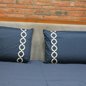 Midnight Blue LuxCotton Bedsheet Set