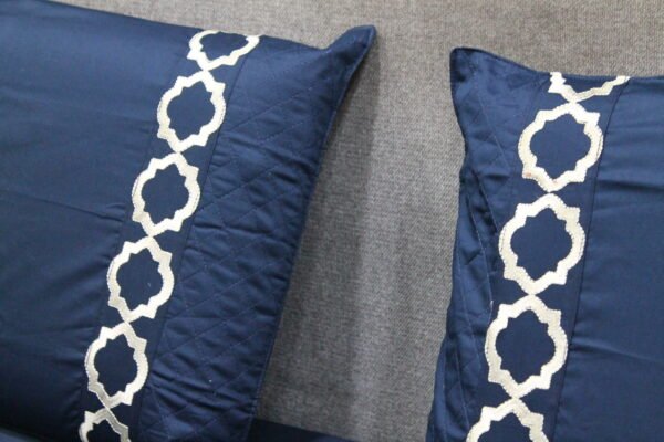 Midnight Blue LuxCotton Bedsheet Set - Image 6