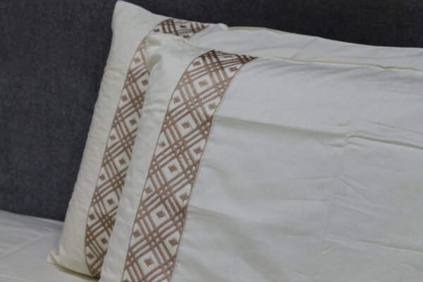 Soft Cream LuxCotton Bedsheet Set - Image 6