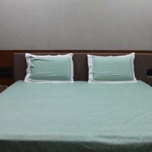 Mint Green LuxCotton Bedsheet Set