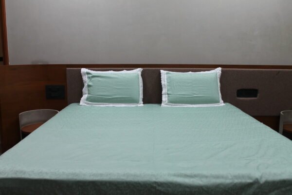 Mint Green LuxCotton Bedsheet Set