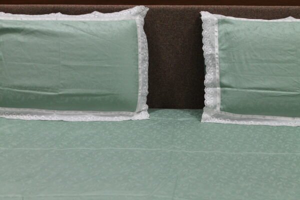 Mint Green LuxCotton Bedsheet Set - Image 4