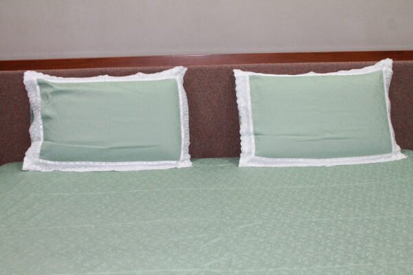 Mint Green LuxCotton Bedsheet Set - Image 8