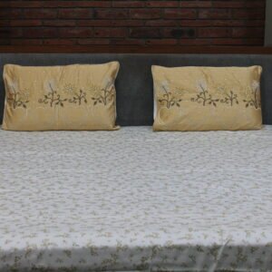 Floral Elegance Cotton Bedsheet Set