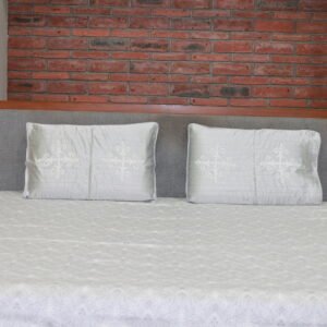 Serene Ivory Cotton Bedsheet Set