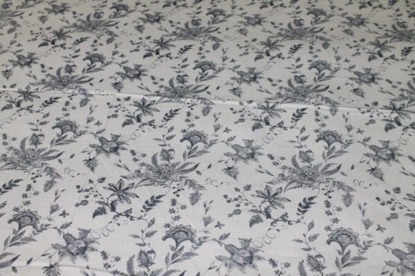 Silver Blossom Cotton Bedsheet Set - Image 5