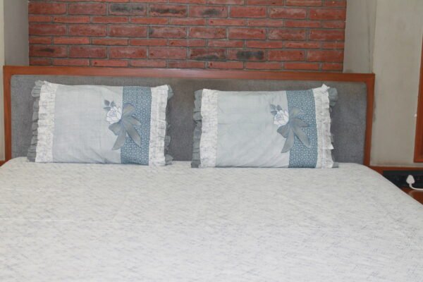 Ruffled Rose Cotton Bedsheet Set - Image 4