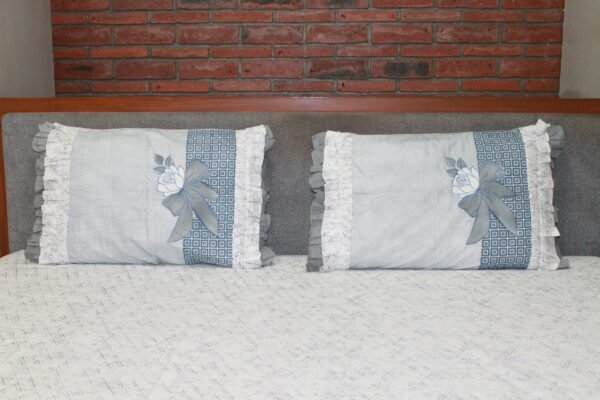 Ruffled Rose Cotton Bedsheet Set - Image 6