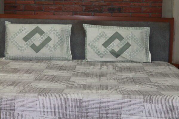 Geometric Grace Cotton Bedsheet Set - Image 5