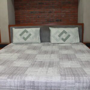Geometric Grace Cotton Bedsheet Set