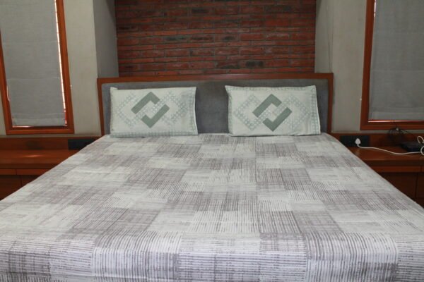 Geometric Grace Cotton Bedsheet Set